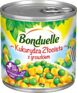 BONDUELLE KUKURYDZA Z GROSZKIEM 340G/12SZT