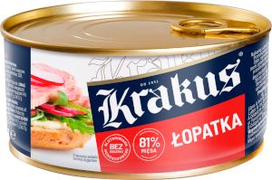 AX-KRAKUS KONSERWA ŁOPATKA WIEPRZOWA 300G/6SZT