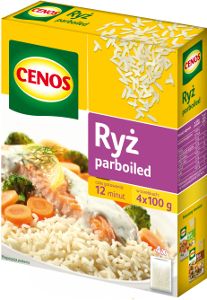 CENOS-RYŻ PARBOILED KARTONIK 4x100G/12SZT