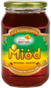 BARTNIK-MIÓD NEKTAROWO-SPADZIOWY 1.20KG/6SZT