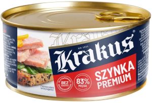 AX-KRAKUS KONSERWA SZYNKA PREMIUM 300G/6SZT