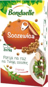 BONDUELLE SOCZEWICA PORCJA NA RAZ 2X106ML/6SZT