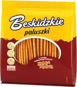 BESKIDZKIE PALUSZKI 180G WĘDZONY BEKON/8SZT