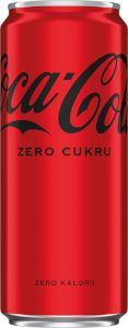 COCA-COLA ZERO 330ML PUSZKA/24SZT DRS