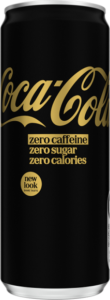 COCA-COLA ZERO CUKRU ZERO KOFEINY 330ML PUSZKA/24SZT DRS