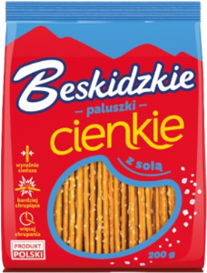 BESKIDZKIE PALUSZKI 200G CIENKIE Z SOLĄ/16SZT