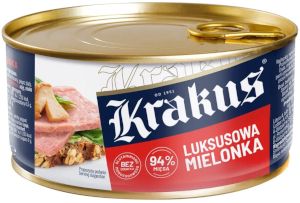 AX-KRAKUS KONSERWA MIELONKA WIEPRZOWA LUKSUSOWA 300G/6SZT
