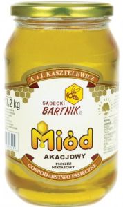BARTNIK-MIÓD AKACJOWY 1.20KG SŁÓJ/6SZT